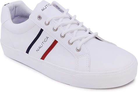 nautica white sneakers men's